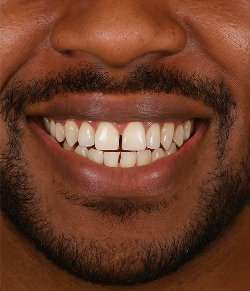 Smile Makeover before treatment